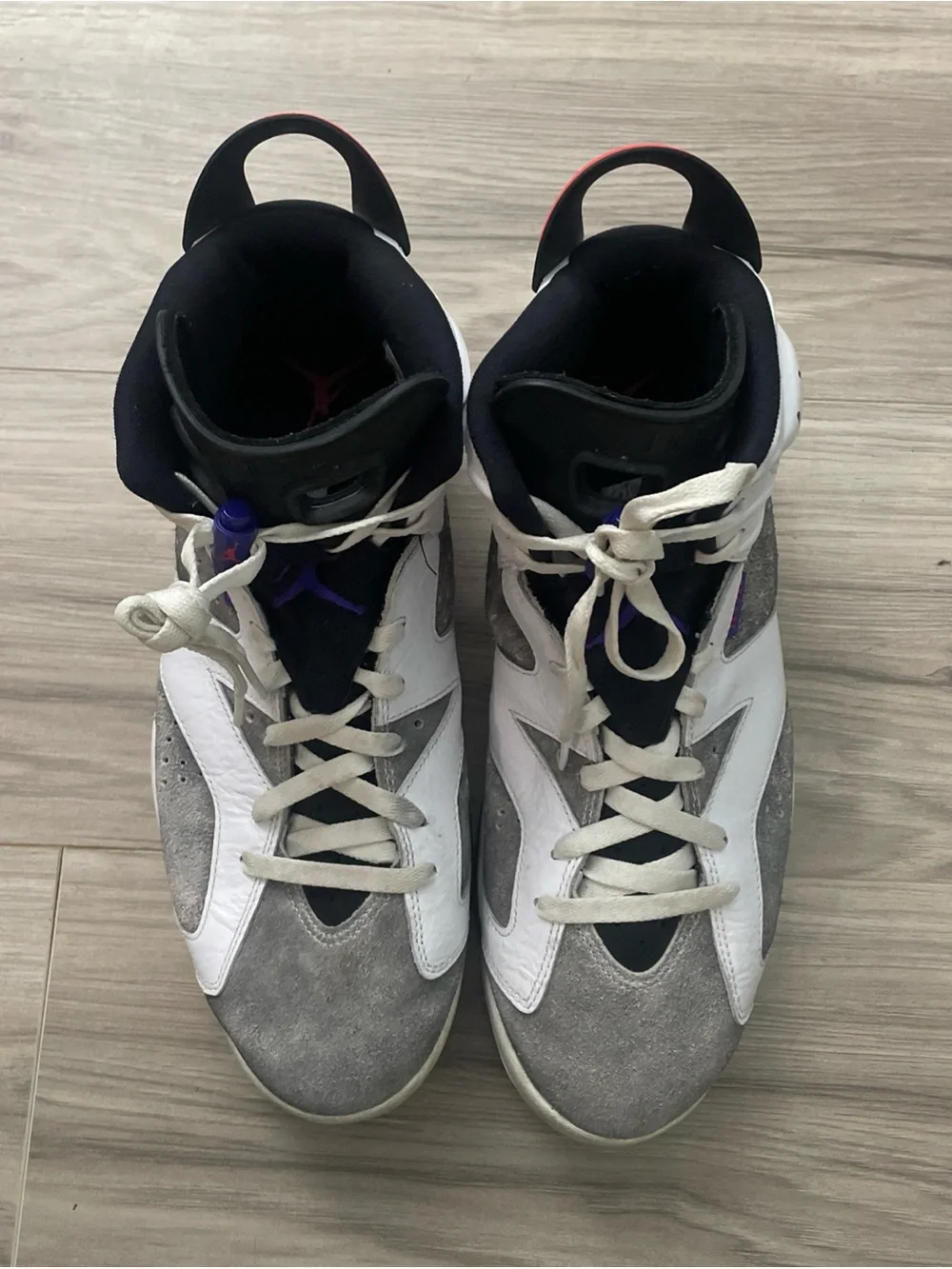 Jordan Air Jordan 6 Retro Flint Mens Size 12 Leather High Top Sneakers With box